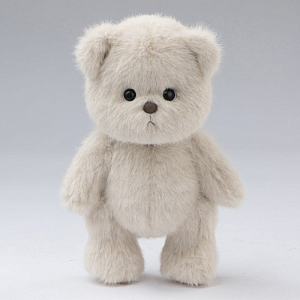 Медведь Lina TeddyTales длинношерстный, M, молочный, 20 см